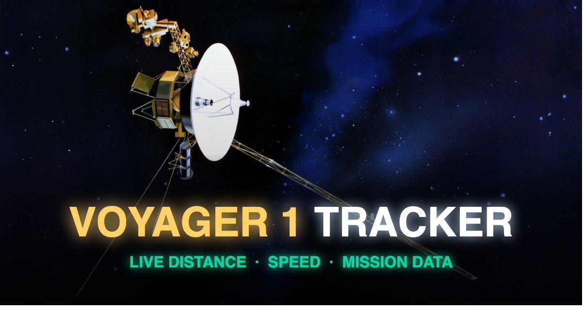 Where Is Voyager 1? — Live Distance & Speed Tracker