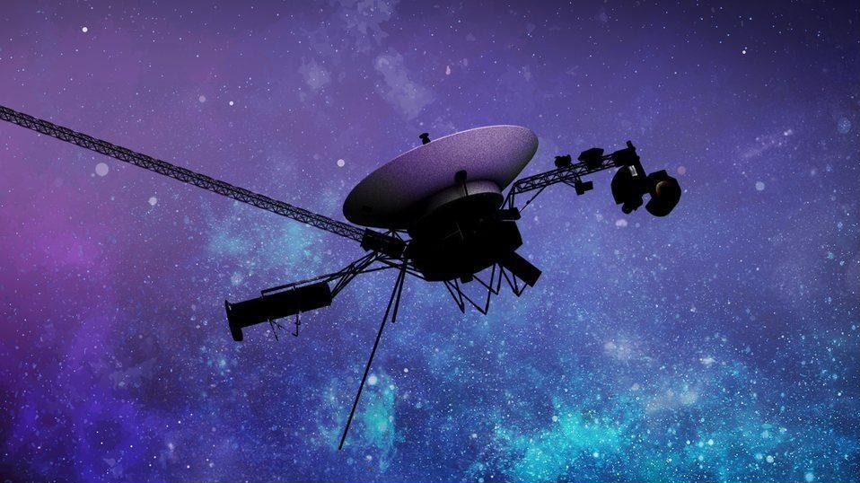 Artist's concept of Voyager 1 in interstellar space